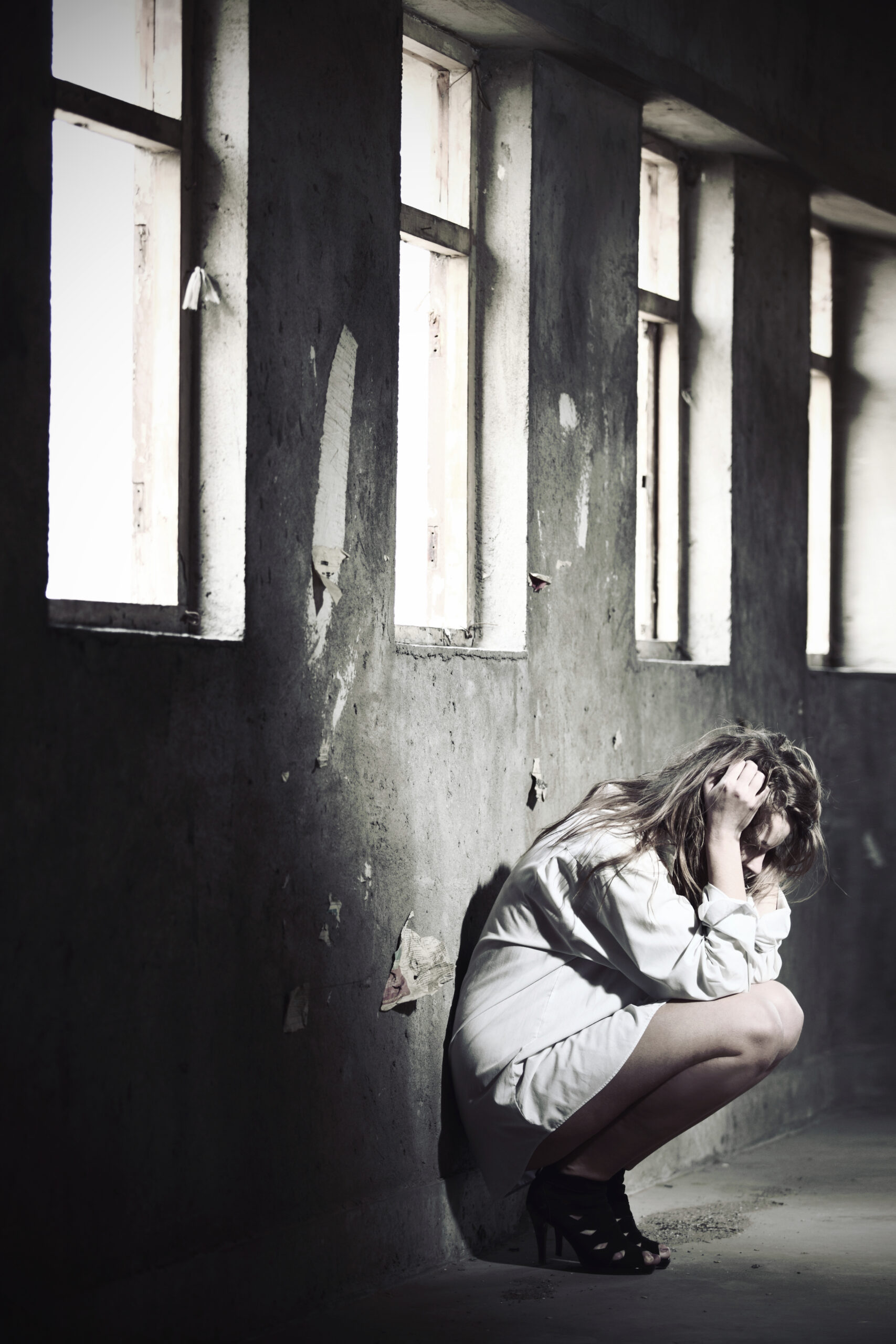 woman in depression Как уменьшить время в соцсетях при депрессии